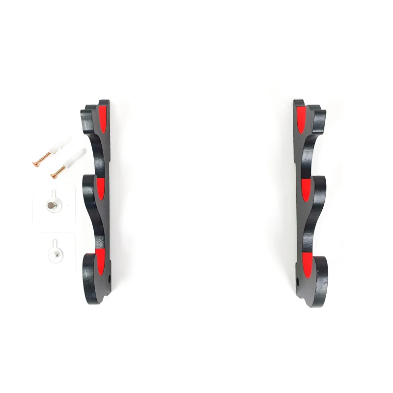 Wieszak Ekspozytor ścienny trzypozycyjny na katany, wakizashi i inne - trzy miecze