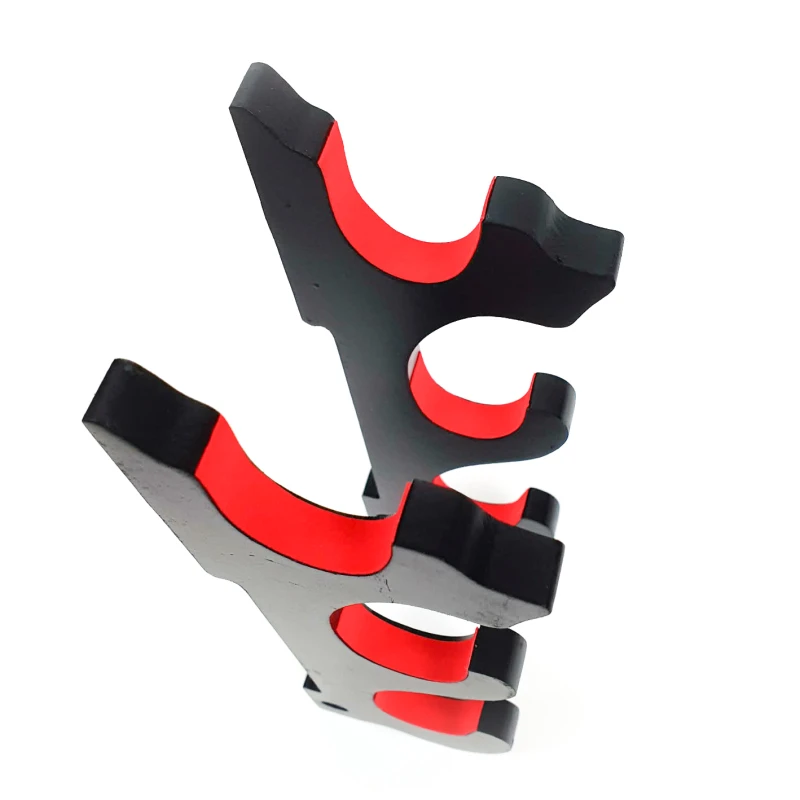 Wieszak Ekspozytor ścienny trzypozycyjny na katany, wakizashi i inne - trzy miecze