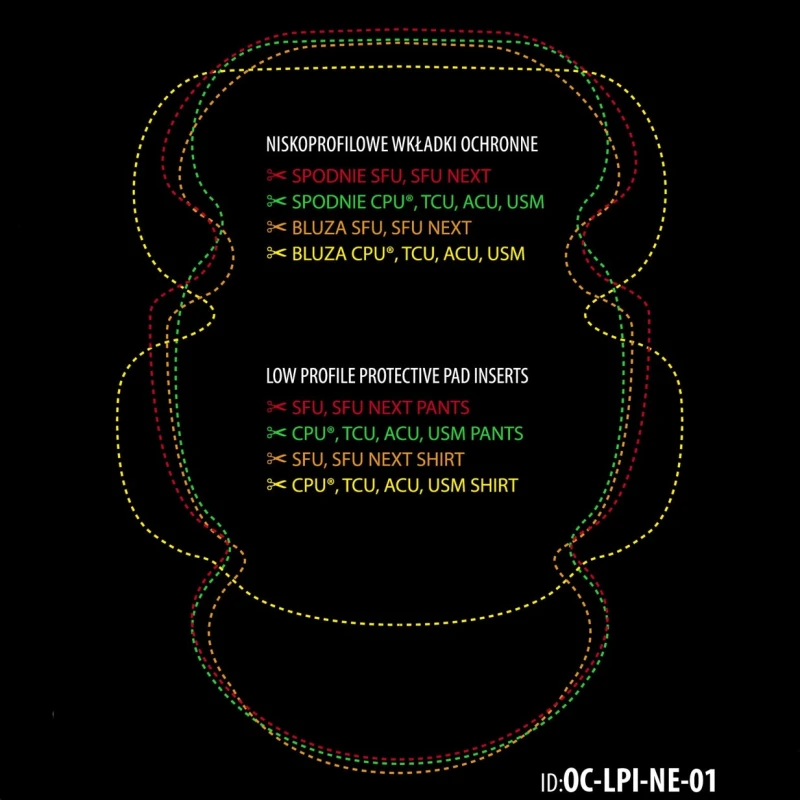 Wkładki Ochronne Low Profile Protective Pad Inserts