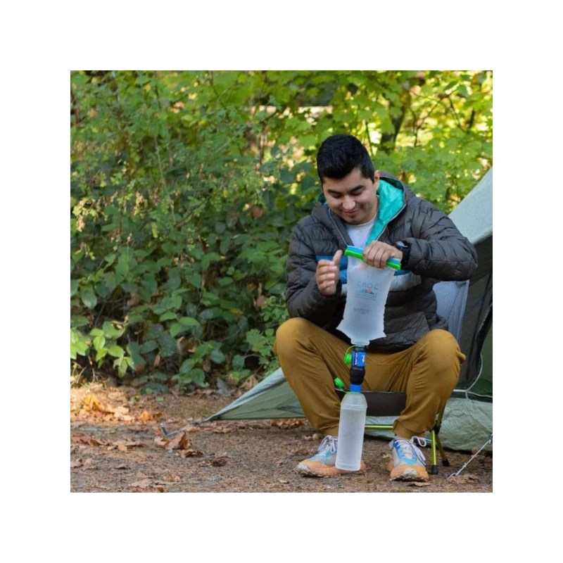 Worek na wodę CNOC Vecto 2L ORANGE 28 mm do filtrów Sawyer Mini BPA Fre