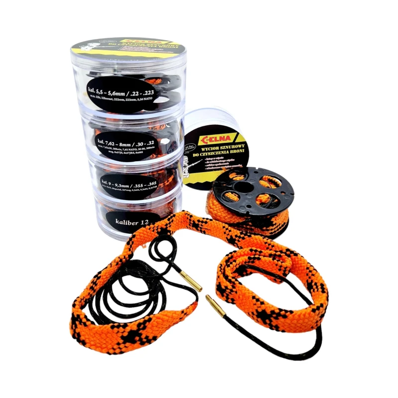 Wycior sznurowy / sznur do czyszczenia broni kaliber 7,62 - 8 mm / .30 – .32 Celna