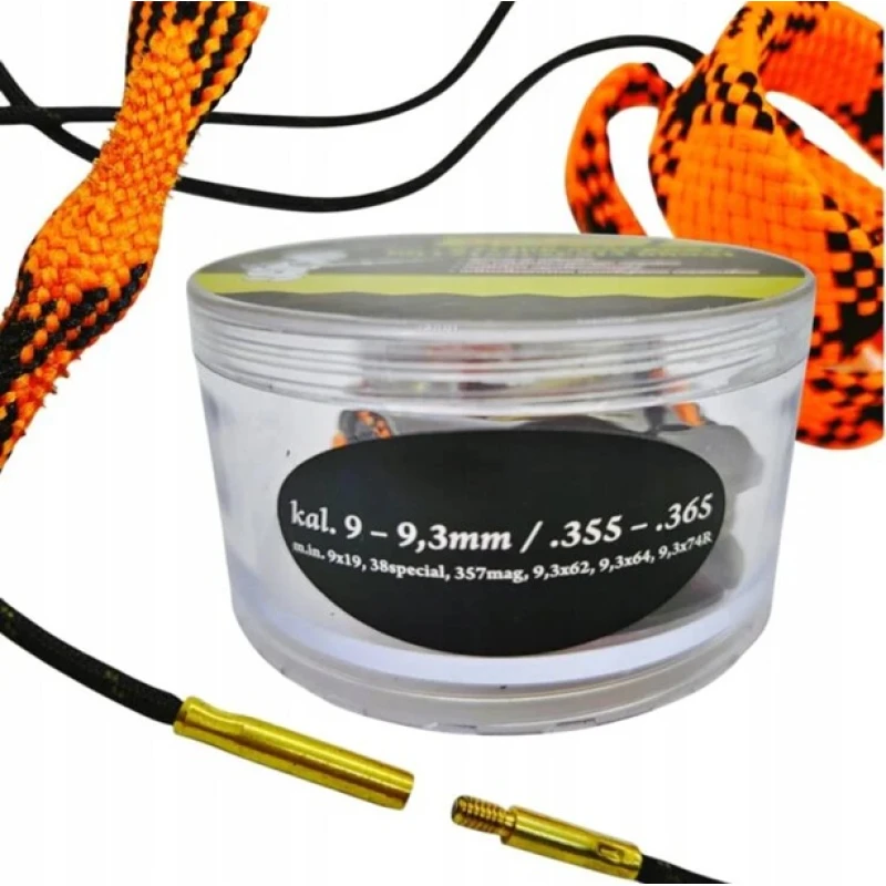 Wycior sznurowy / sznur do czyszczenia broni kaliber 9 – 9,3 mm / .355 – .365 mm Celna