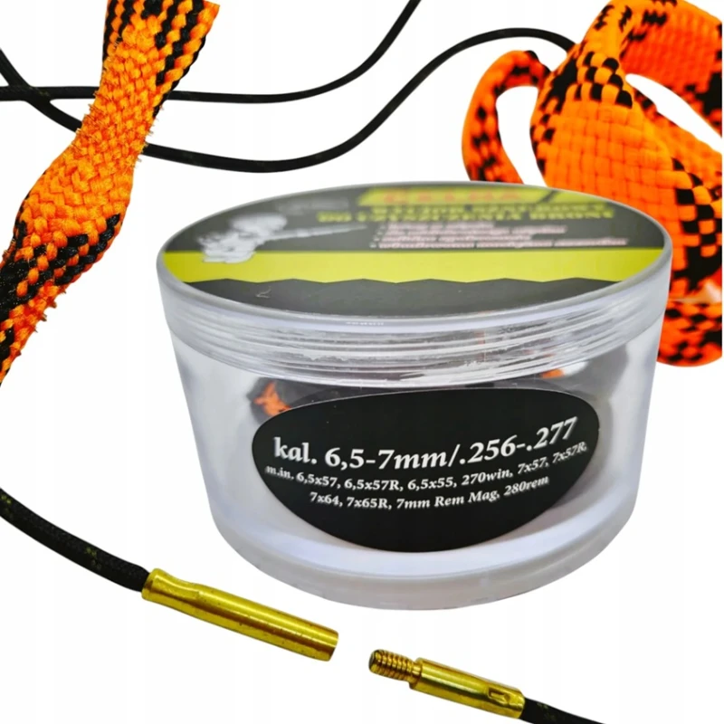 Wycior sznurowy / sznur do czyszczenia broni kaliber 6,5 - 7 mm / .256 – .277 Celna