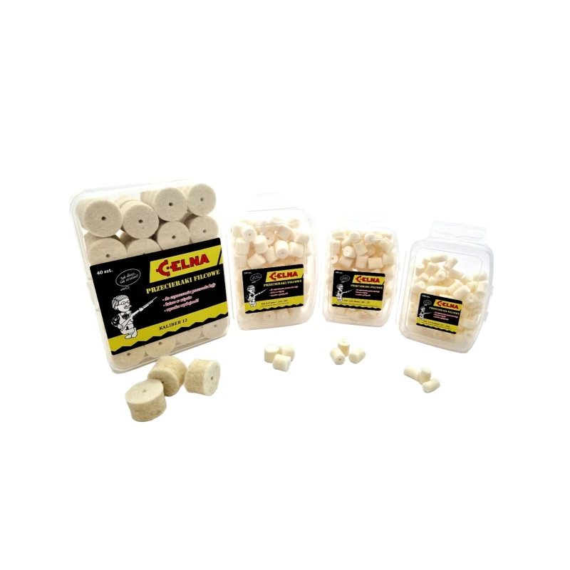 Wyciory do broni przecieraki CELNA filcowe 5,5 - 5,6 mm /.22-.223