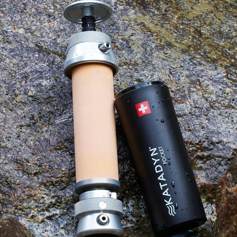 Wydajny ceramiczny Filtr do wody w terenie z pompką Katadyn Pocket 1L / min 