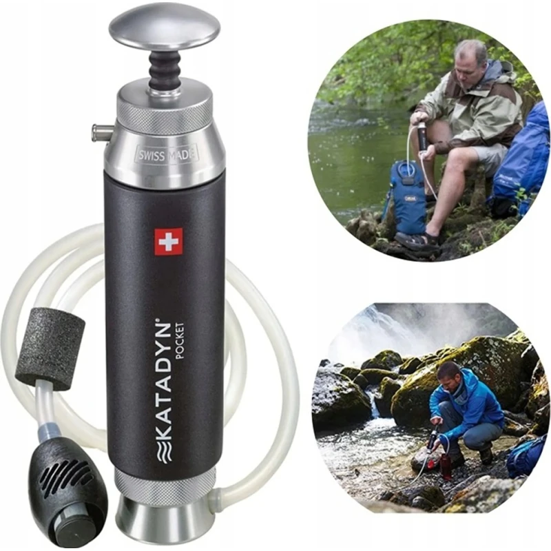 Wydajny ceramiczny Filtr do wody w terenie z pompką Katadyn Pocket 1L / min 