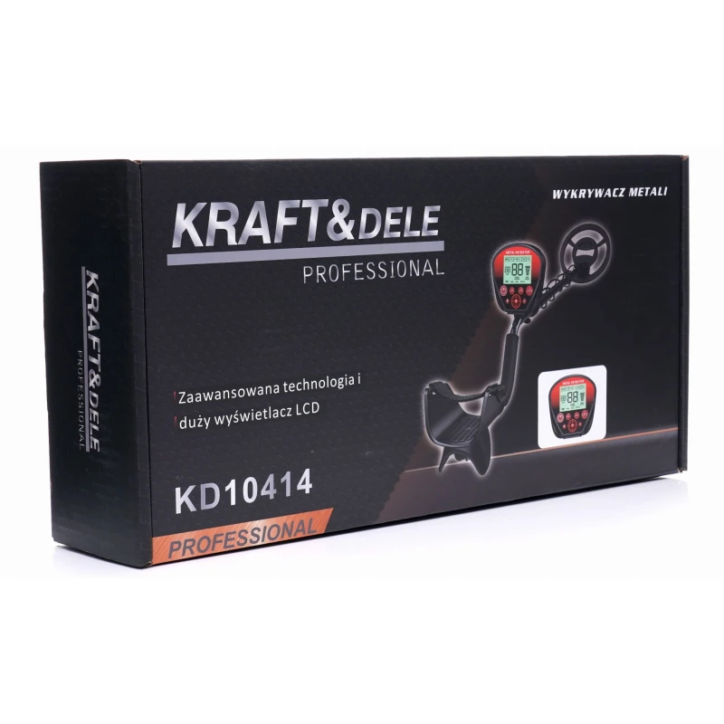 Wykrywacz metali dla początkujących Kraft&Dele KD10414 10" z rozróżnianiem metali
