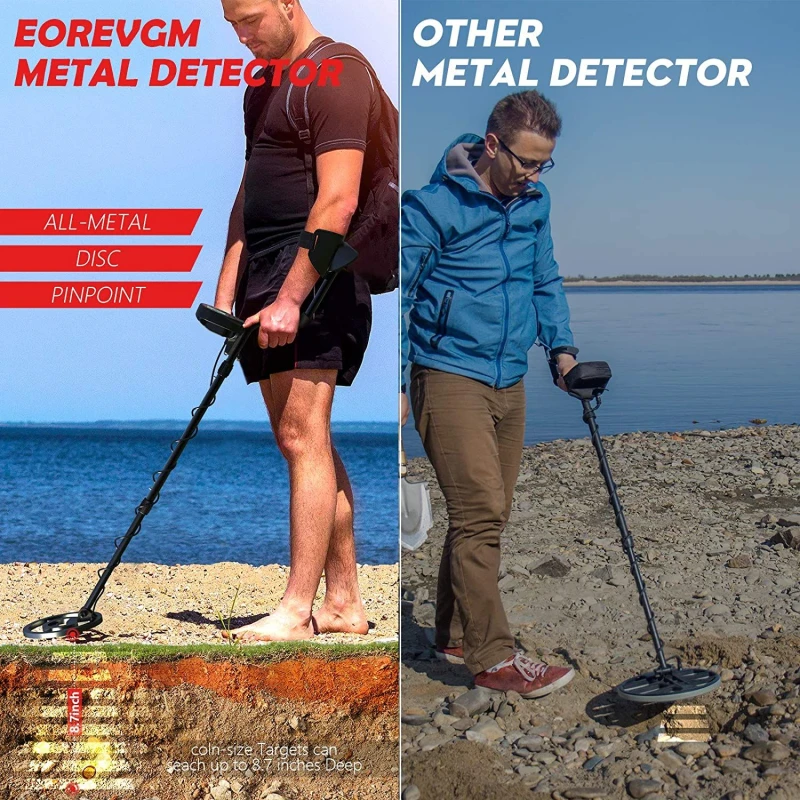 Wykrywacz metali dla początkujących Kraft&Dele KD10414 10" z rozróżnianiem metali