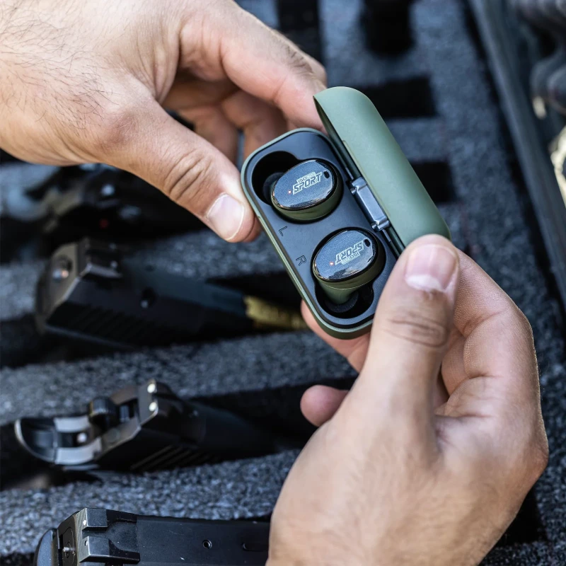 Zatyczki douszne tłumiki ISOtunes Caliber IT-18 aktywne wkładki Bluetooth