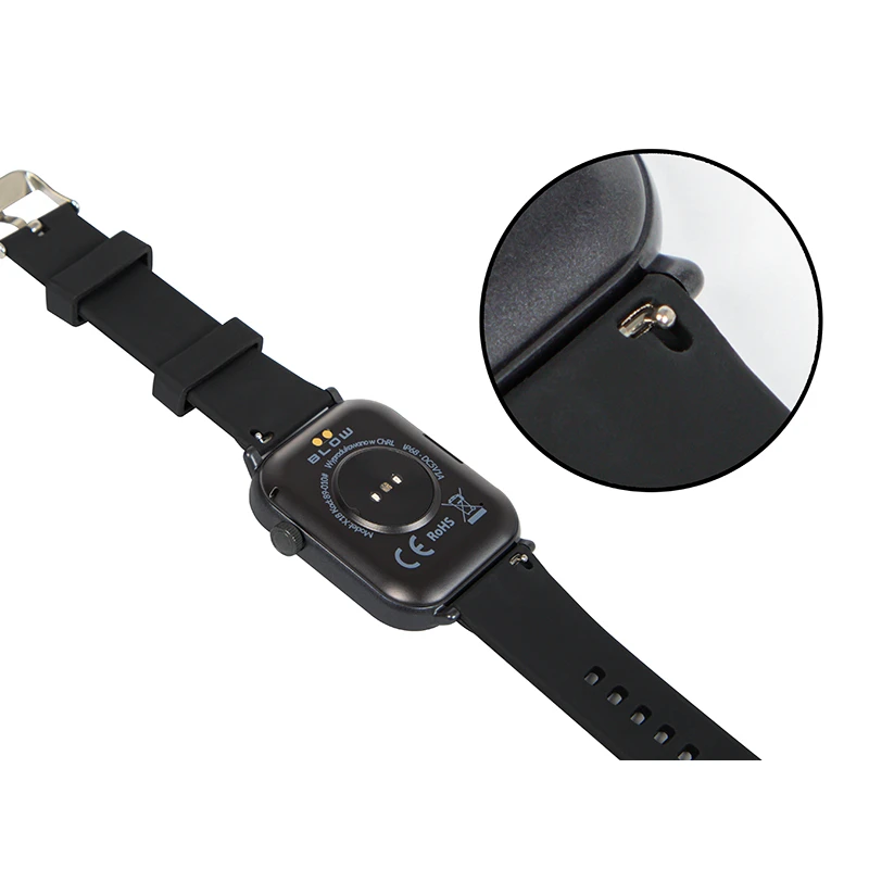 Zegarek Smartwatch BLOW X18 tętno, saturacja, stres, czarny 
