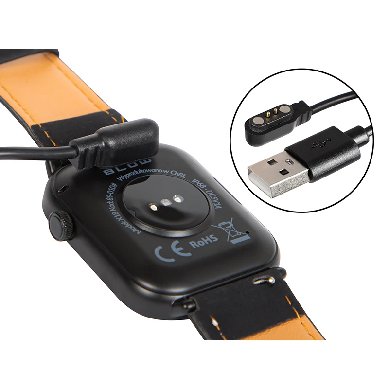 Zegarek Smartwatch BLOW X18 tętno, saturacja, stres, czarny 