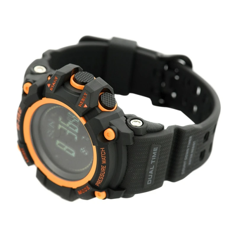 Zegarek taktyczny M-Tac Adventure barometr black/orange