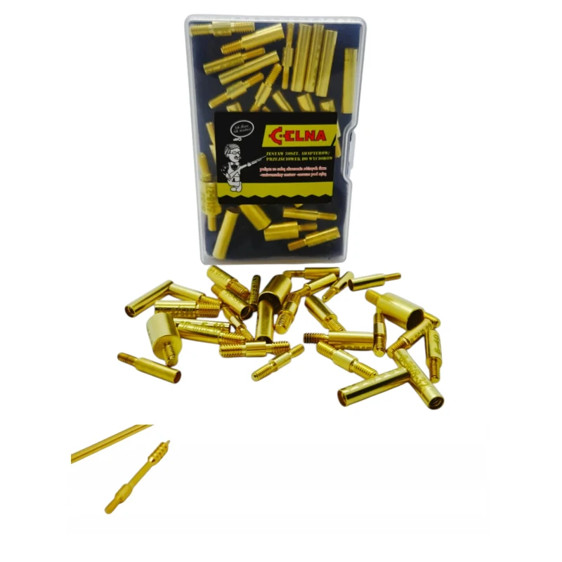 Zestaw 30 szt. mosiężnych adapterów / przejściówek do wyciorów Celna