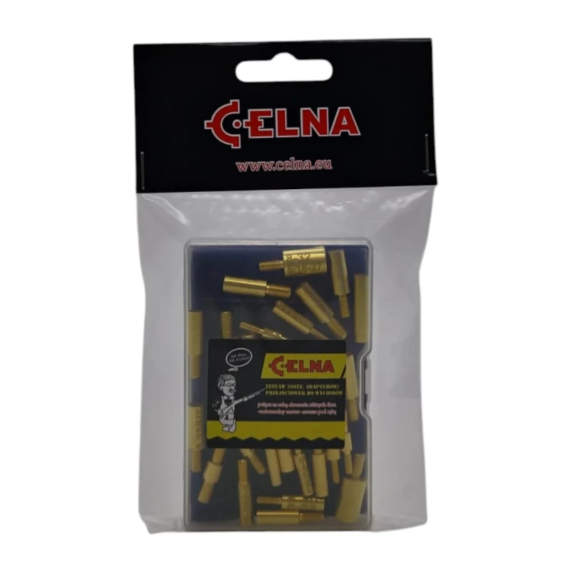 Zestaw 30 szt. mosiężnych adapterów / przejściówek do wyciorów Celna