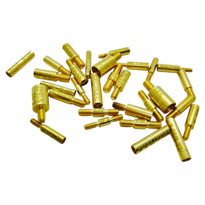 Zestaw 30 szt. mosiężnych adapterów / przejściówek do wyciorów Celna