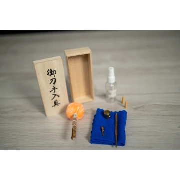 Zestaw do konserwacji katany, miecza samurajskiego z olejkiem 30 ml