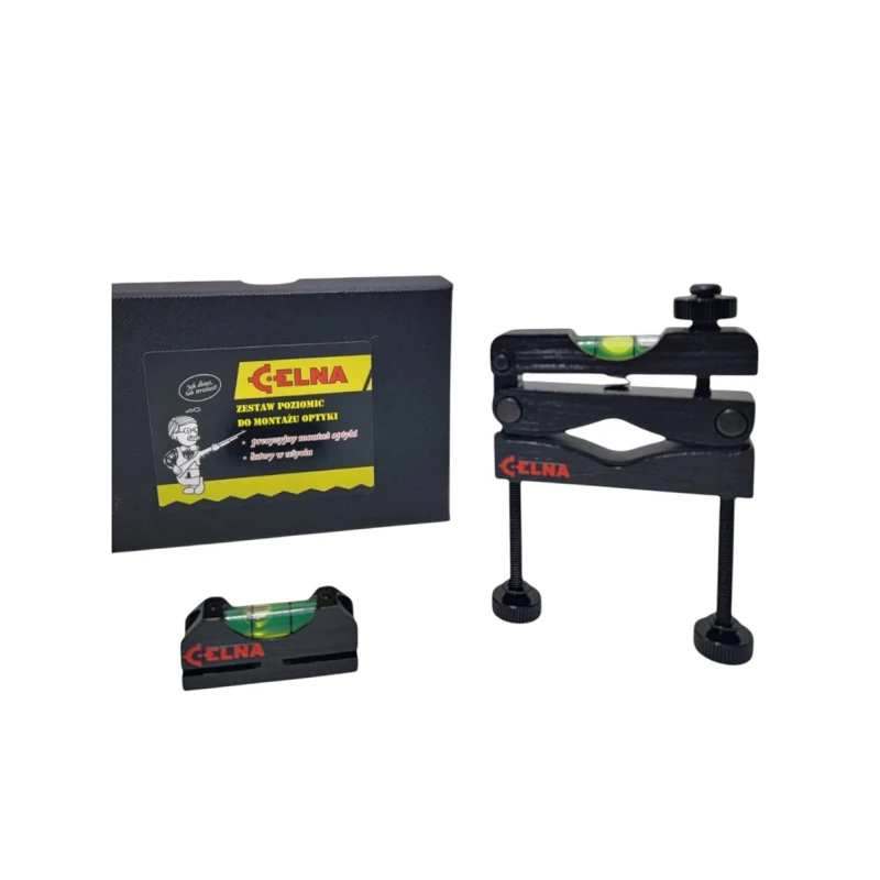 Zestaw poziomic / Przyrząd do poziomowania lunety na broni Celna