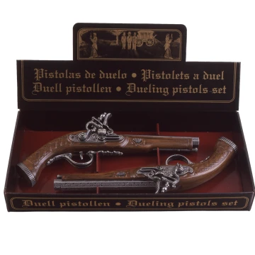 Zestaw replik - dwa pistolety skałkowe do pojedynku 1107-2