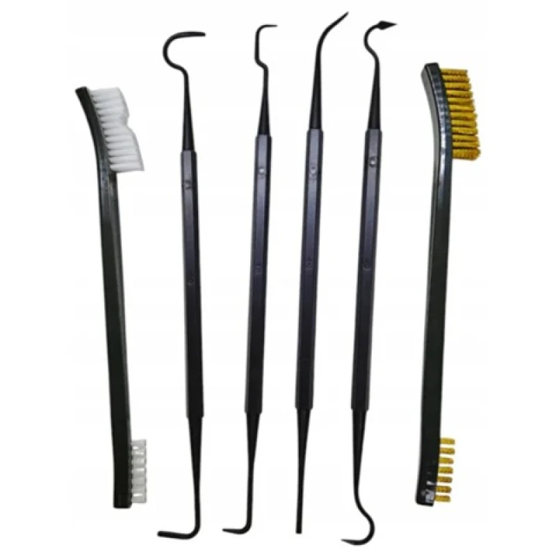 Zestaw szczotek i haków do czyszczenia broni, szczotki i haki Celna