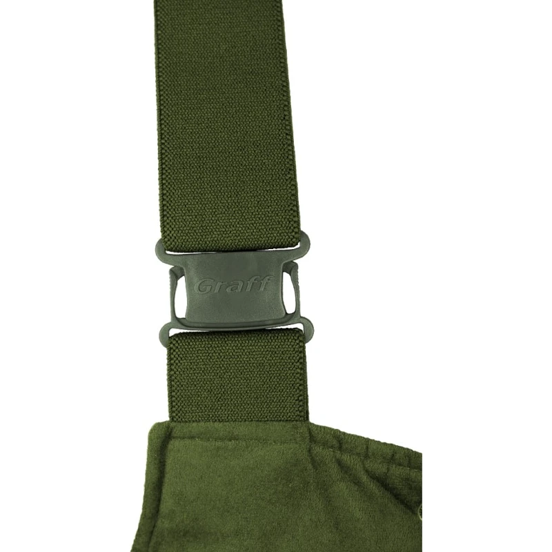 Zimowe spodnie myśliwskie z szelkami Graff 754-O-B-1 do -30 st. XL/182, wyprzedaż